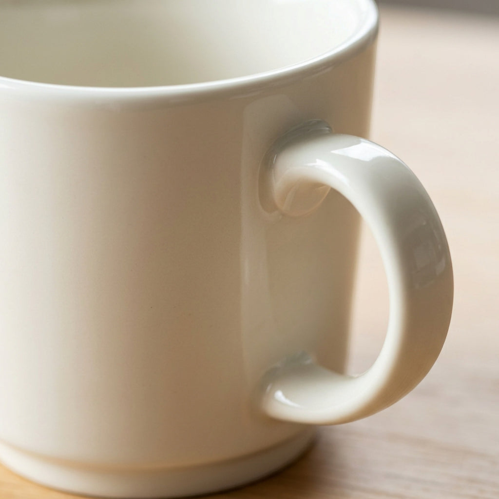 Wvkmb Clearcrest Ceramic Coffee Mug 12 oz Ivory - Detail view