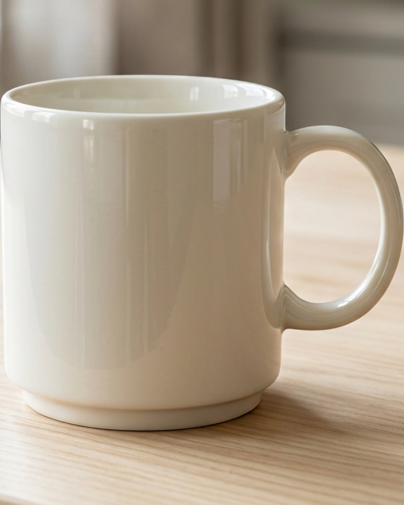 Wvkmb Clearcrest Ceramic Coffee Mug 12 oz Ivory - Lifestyle view