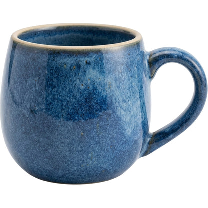 Wvkmb Reactive Glaze Ceramic Mug Blue 15 oz