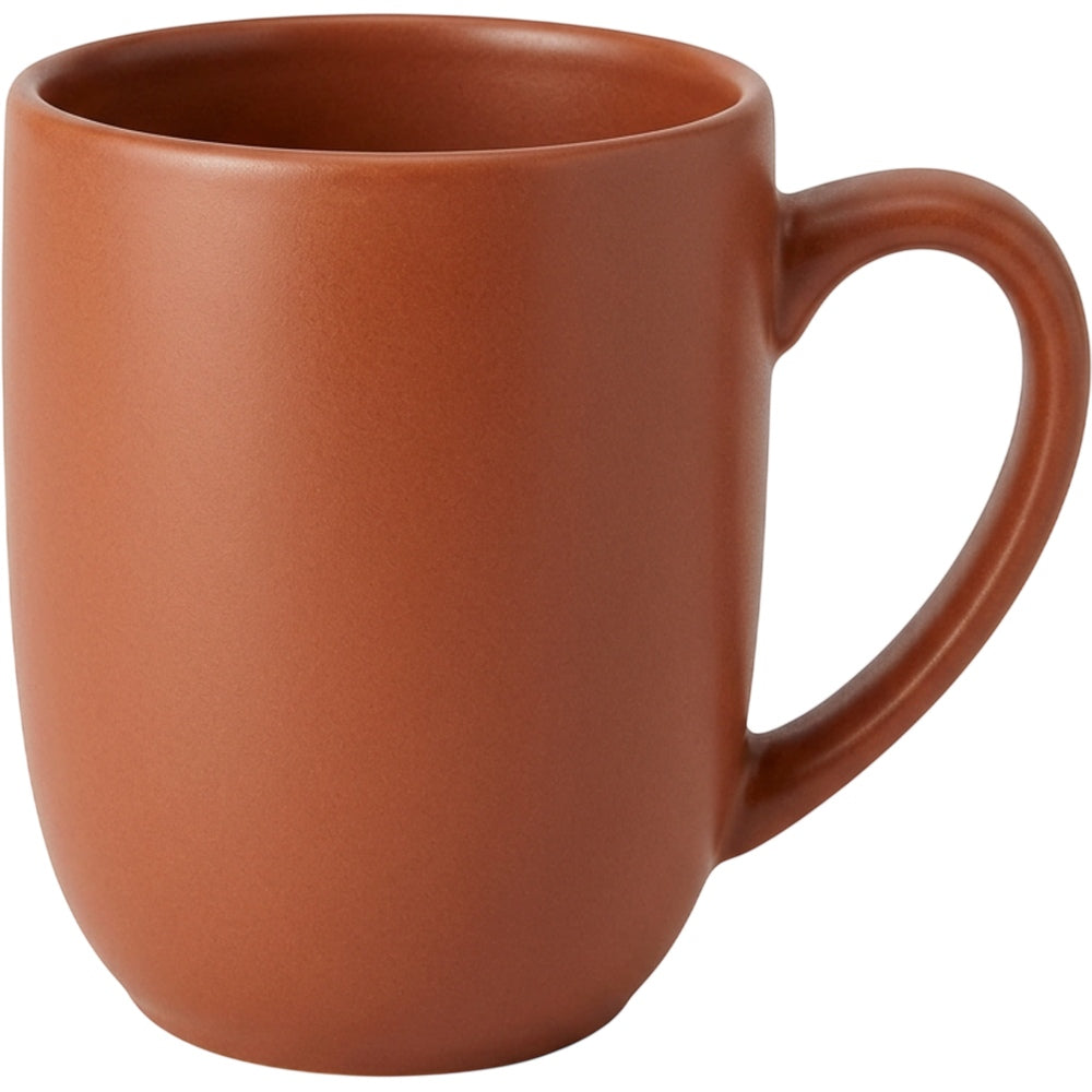 Wvkmb Stoneware Latte Mug Terracotta 16 oz