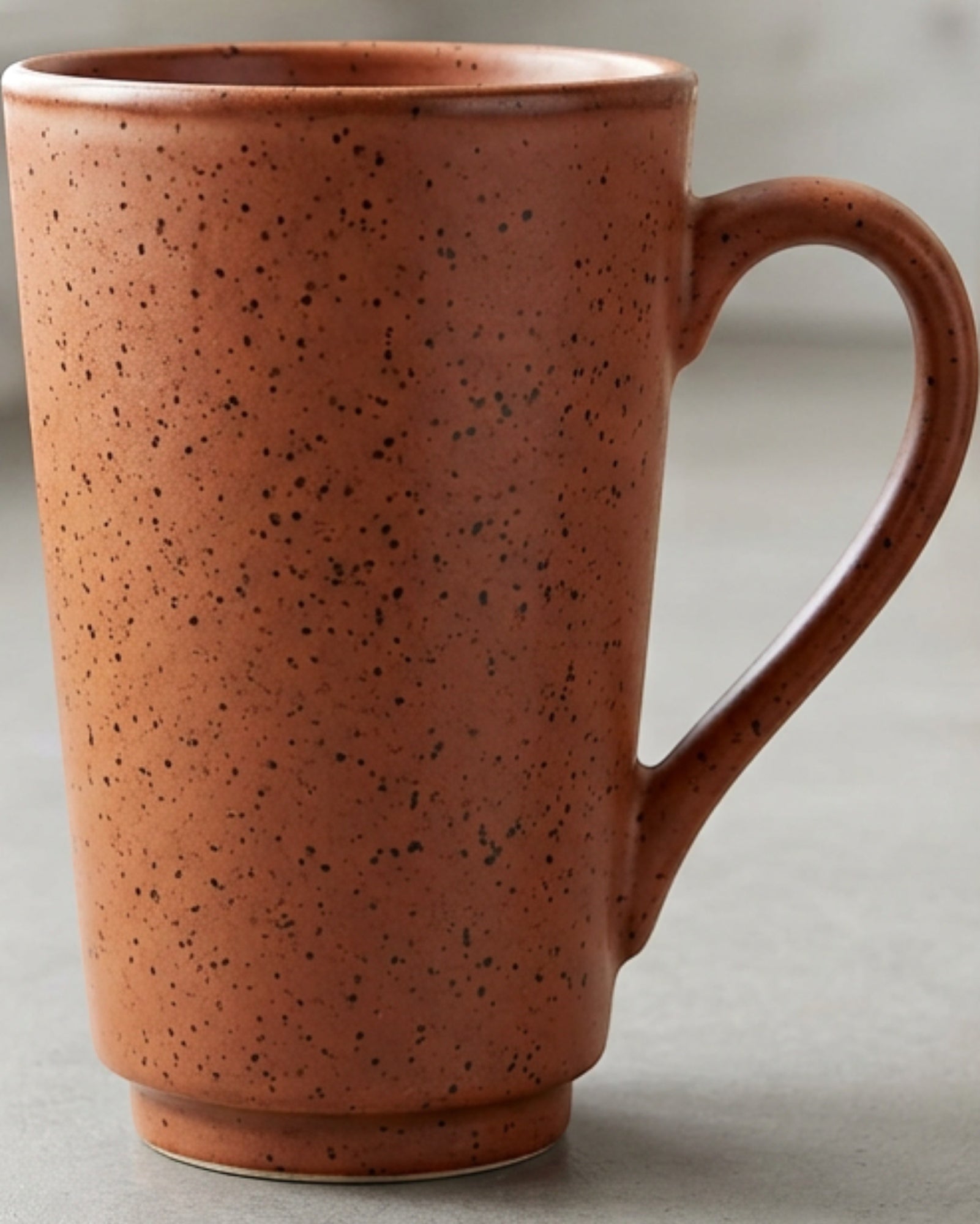 Wvkmb Taperclay Ceramic Latte Mug 16 oz Terracotta Speckle - Lifestyle view